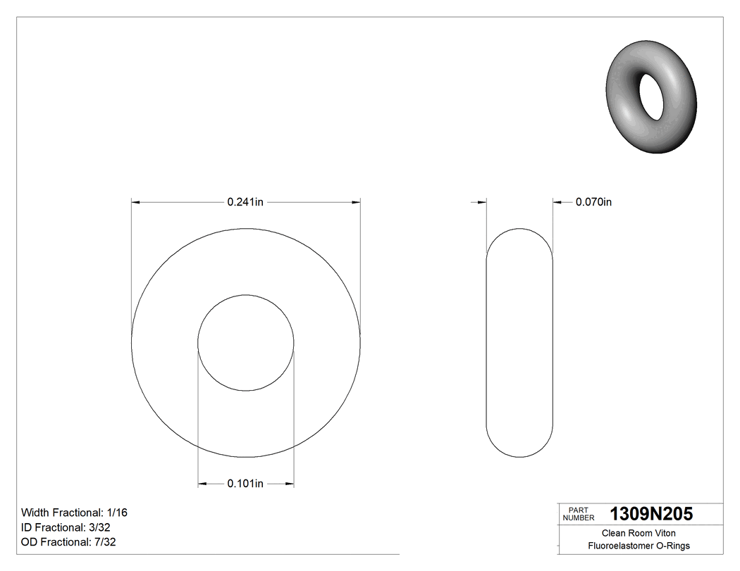 Technical drawing - 1309N205